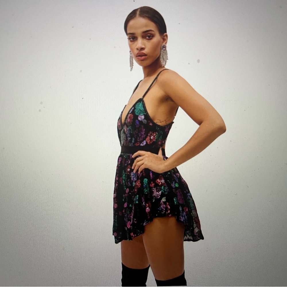 For Love And Lemons Ariana Party Mini Dress